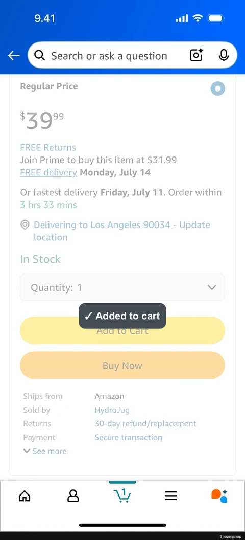 Добавление to cart 2