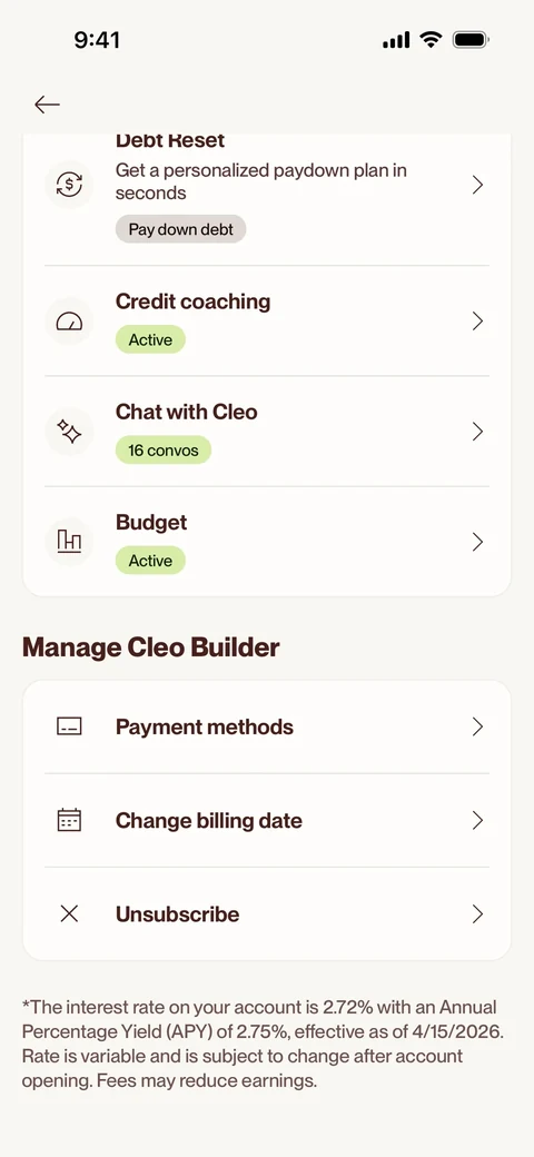 Cleo AI 412