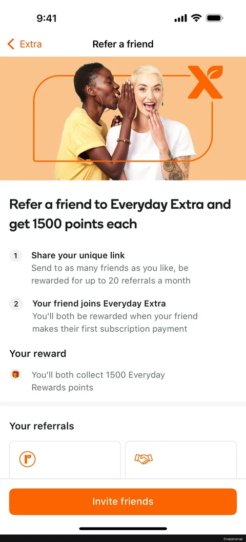 Сценарий: Refer a friend 2