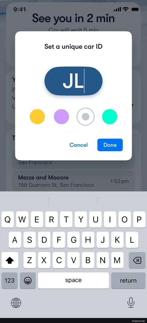 Редактирование a car ID color 2