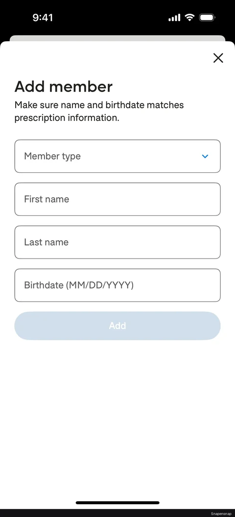 Добавление member 2