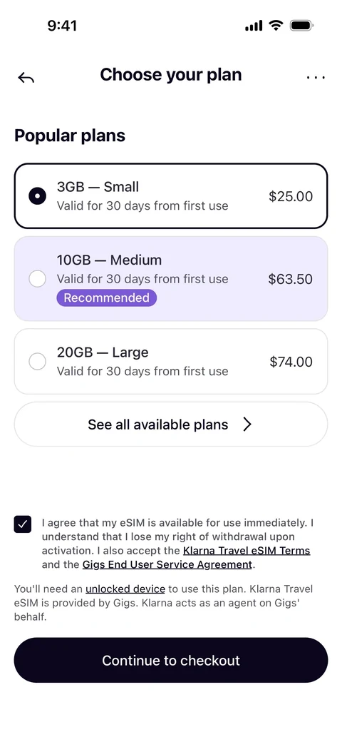 Klarna 260