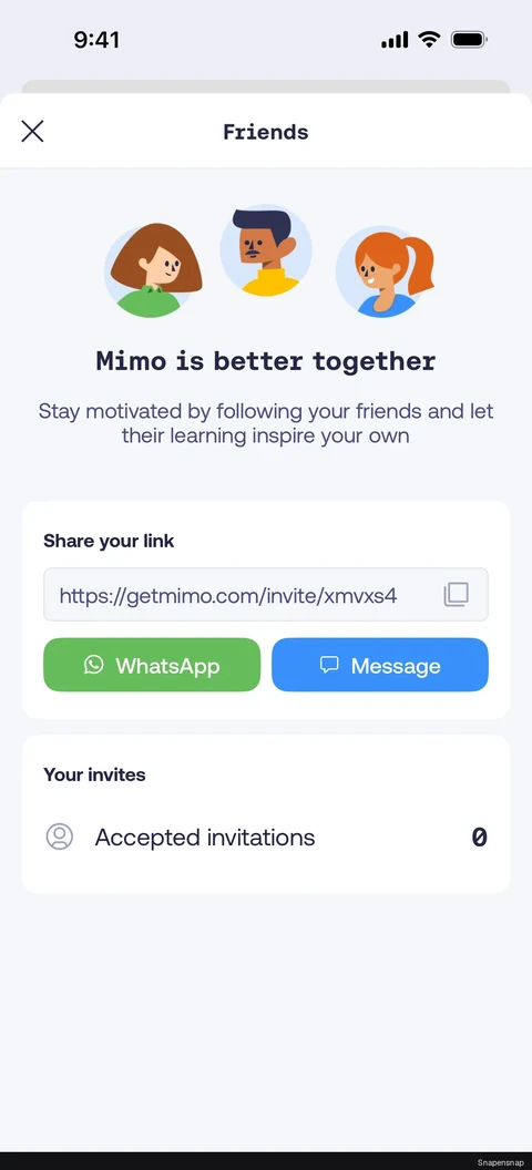TODO:RU:Copying an invitation link 2