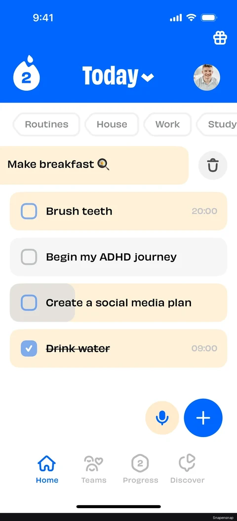 Удаление a task (home) 2