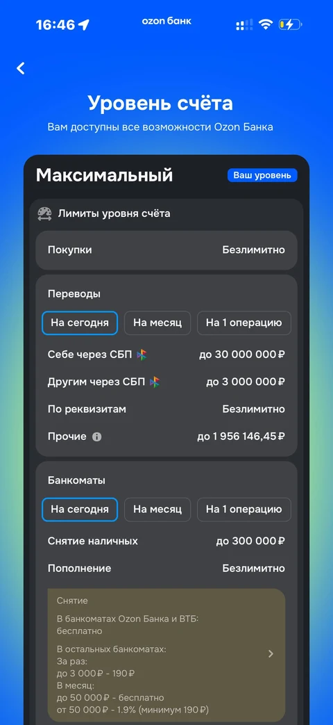 Ozon Банк · Счет · 251