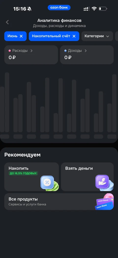 Ozon Банк · Накопительный счет · 163
