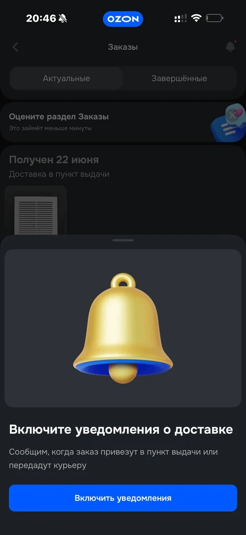 Ozon · Заказы · 176