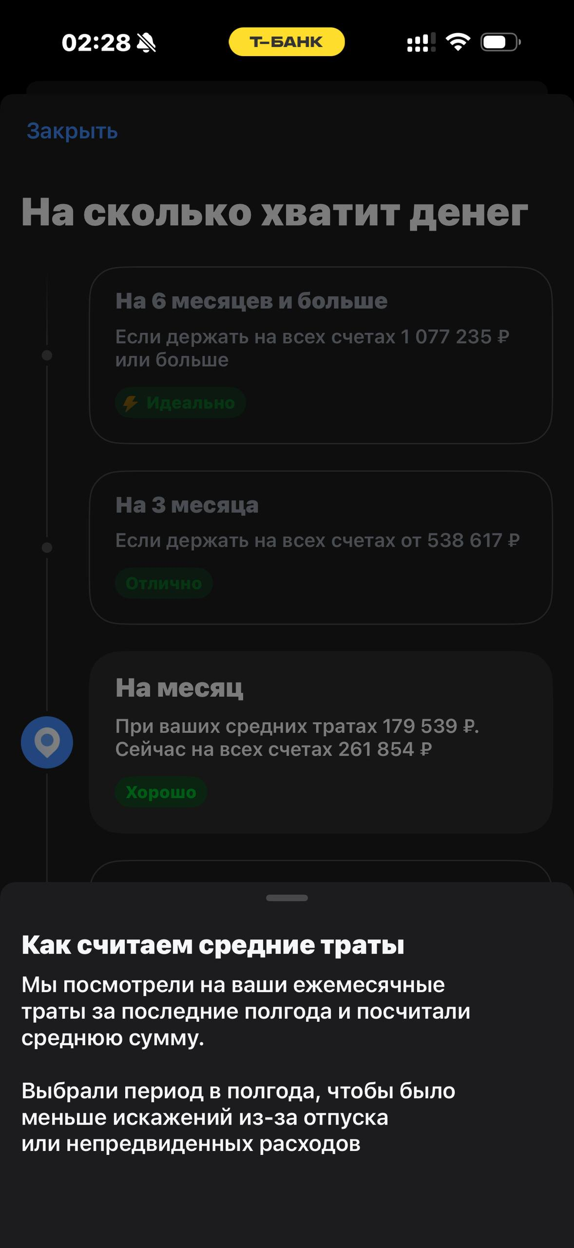 Т-Банк · Финздоровье · 852