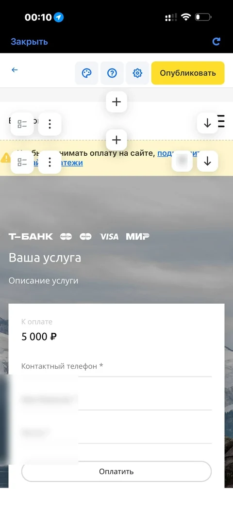t-biznes · Конструктор сайтов · 263