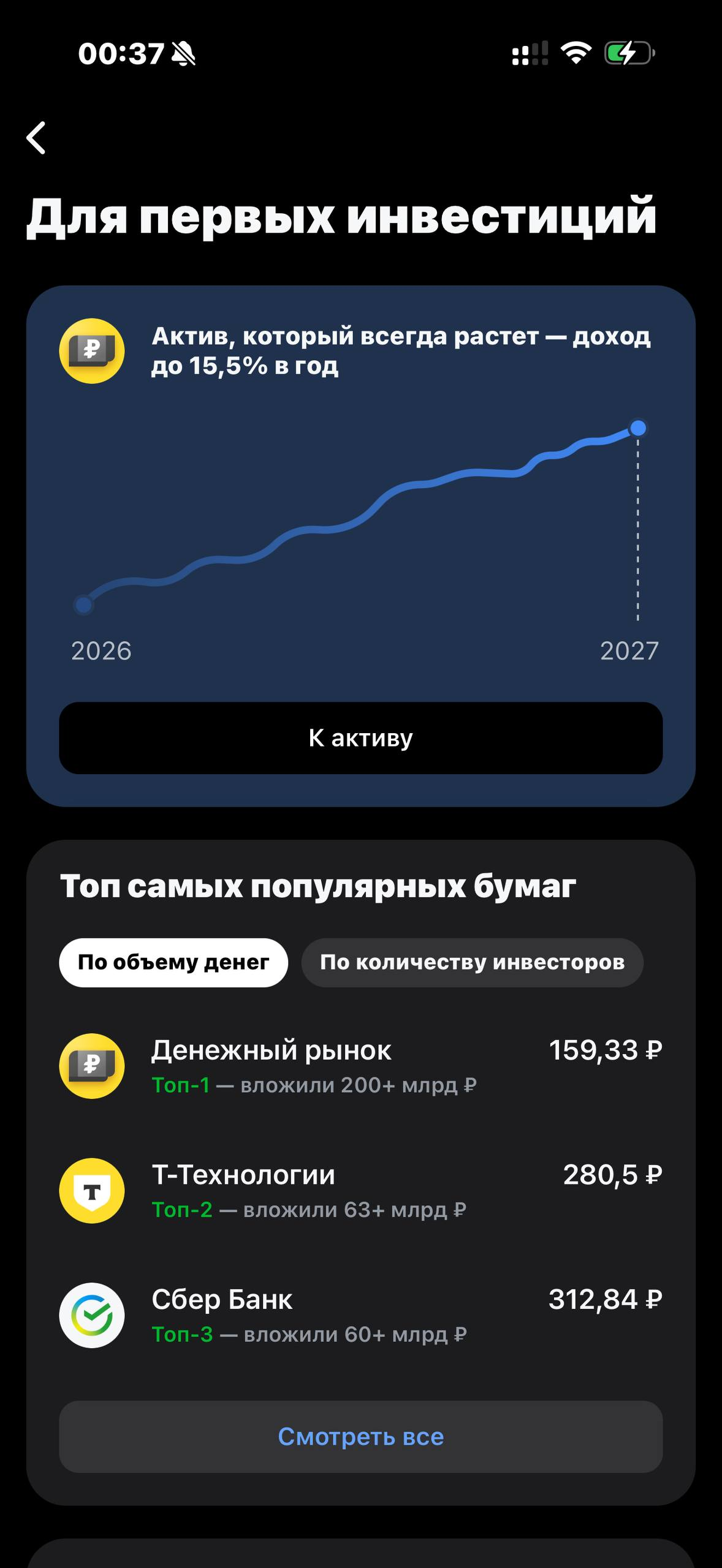 Т-Инвестиции · Первые инвестиции · 634