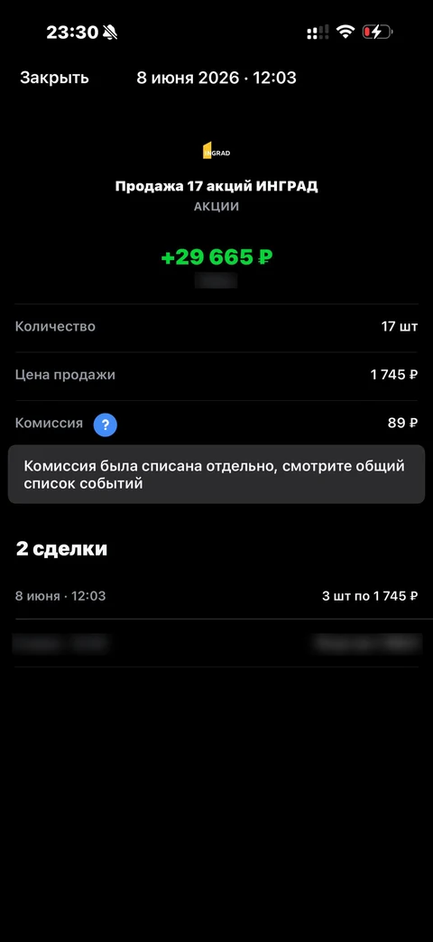 Т-Инвестиции · Операции · 362