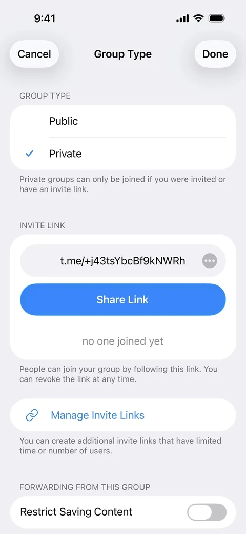 Telegram 197
