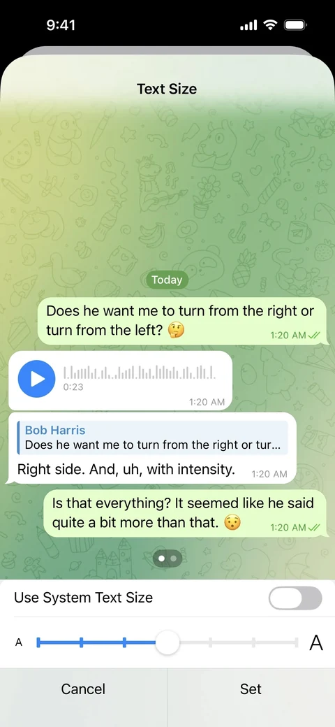 Telegram 283