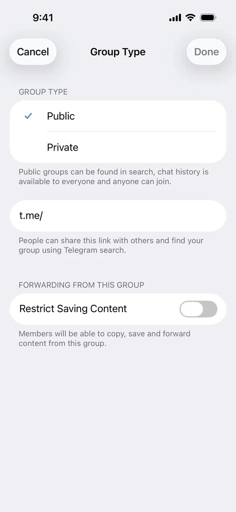 Telegram 198