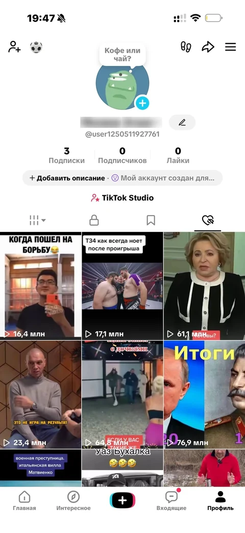 TikTok · Галерея · 127
