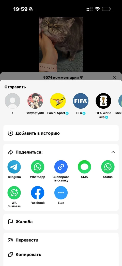 TikTok · Карточка видео · 158