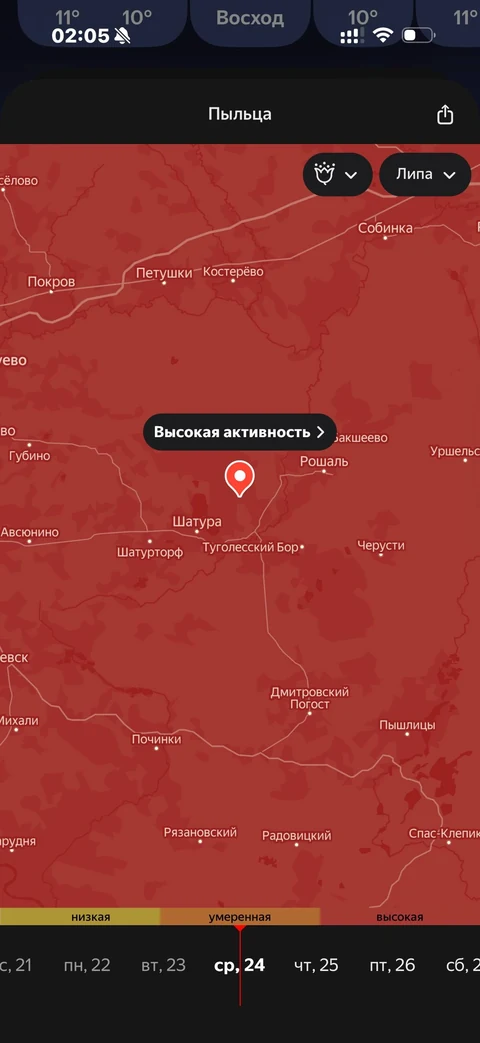 Яндекс Погода · Галерея · 22